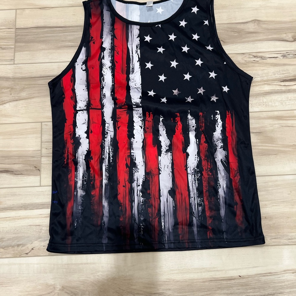 American Flag Tank Top